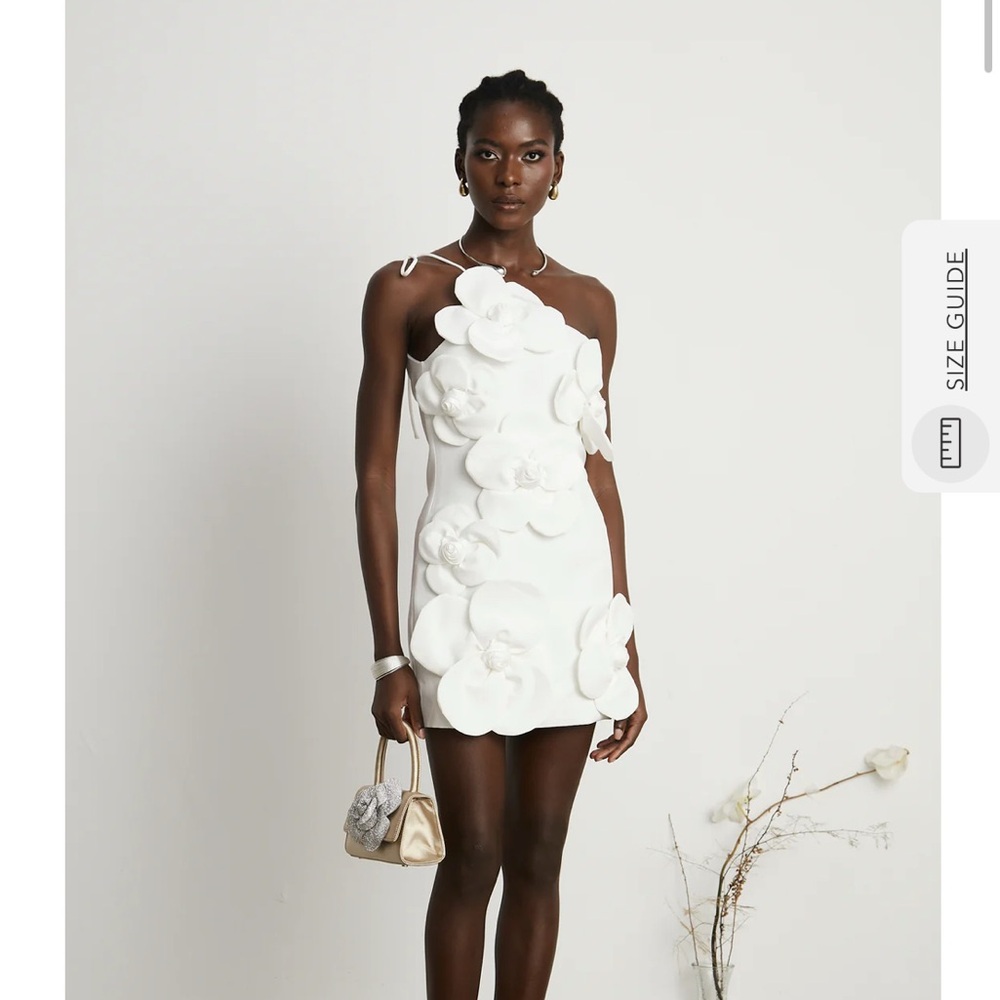 Miss Rosier White Floral Dress
